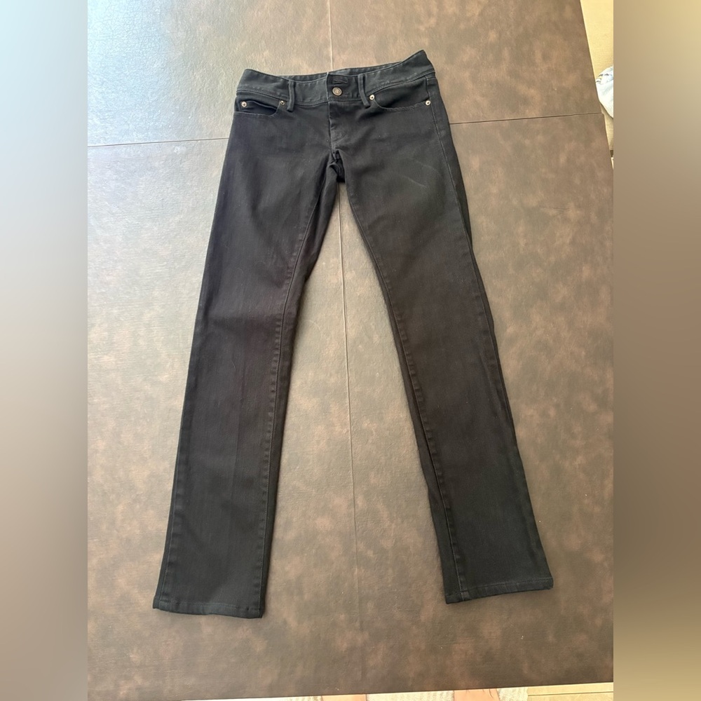 Lilly Pulitzer, Worth Straight Jean in Black, Size 0